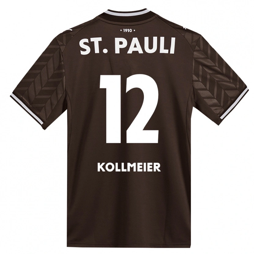 Danxen Dzieci Anton Kollmeier #12 Kawa Biała Domowa Koszulka 2026/27 Koszulki Klubowe