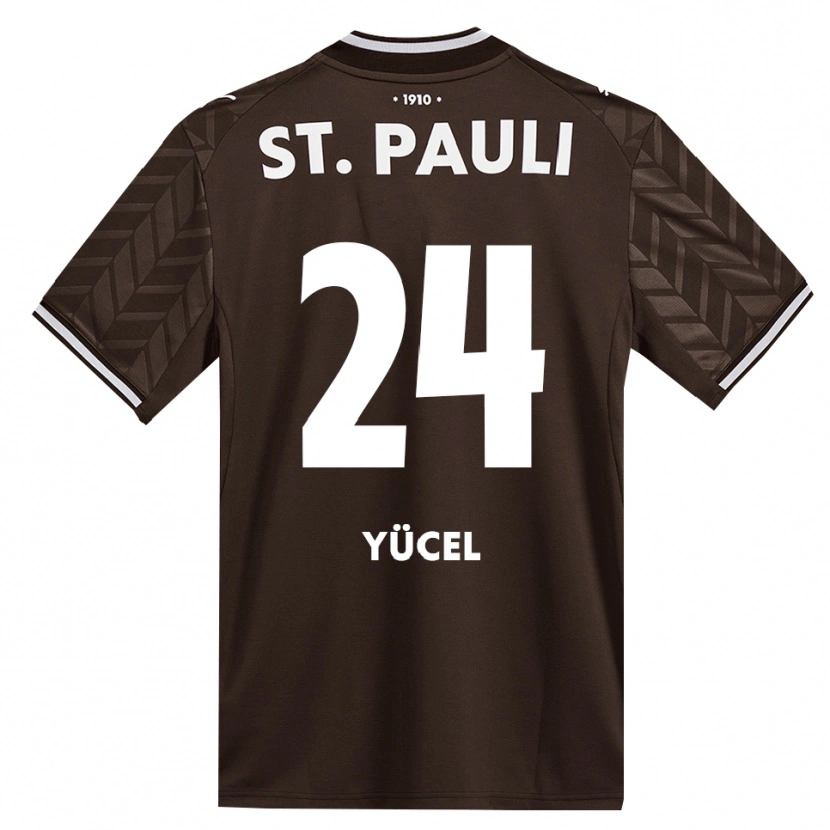 Danxen Dzieci Simon Yücel #24 Kawa Biała Domowa Koszulka 2026/27 Koszulki Klubowe