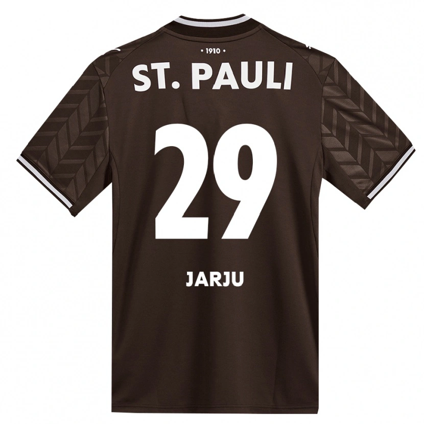 Danxen Dzieci Bubakar Jarju #29 Kawa Biała Domowa Koszulka 2026/27 Koszulki Klubowe