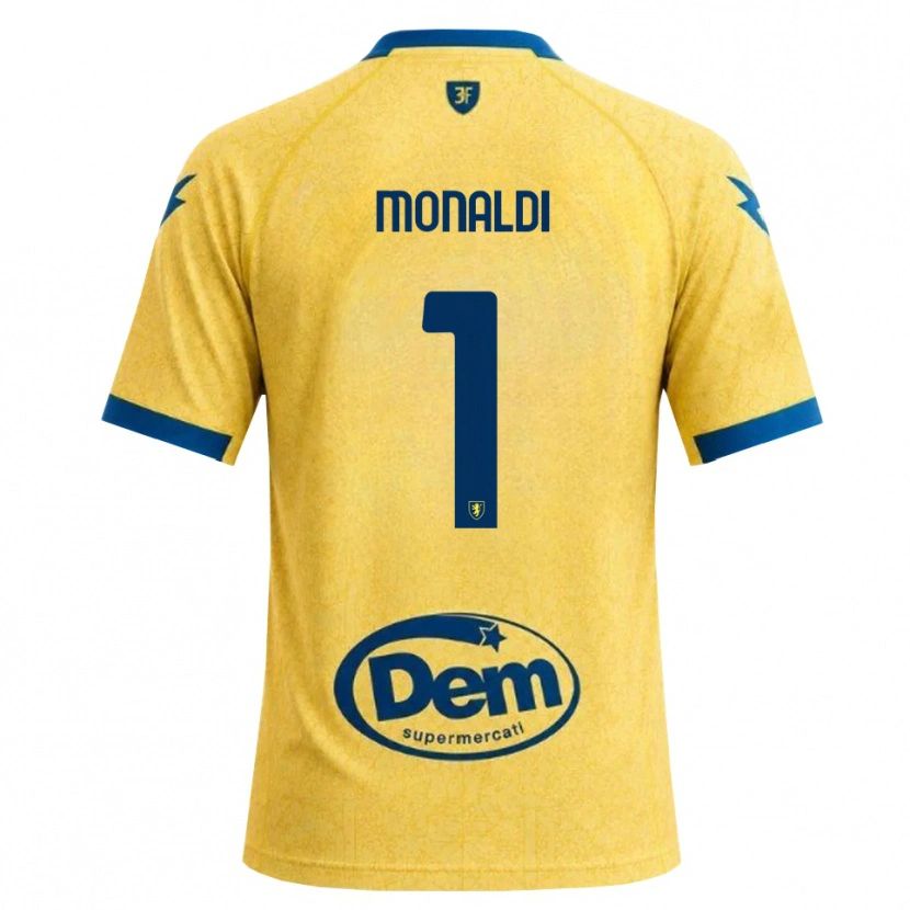Danxen Dzieci Matias Monaldi #1 Chabrowy Czarny Niebieski Domowa Koszulka 2026/27 Koszulki Klubowe