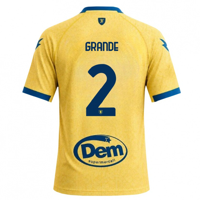 Danxen Dzieci Alessandro Grande #2 Chabrowy Czarny Niebieski Domowa Koszulka 2026/27 Koszulki Klubowe