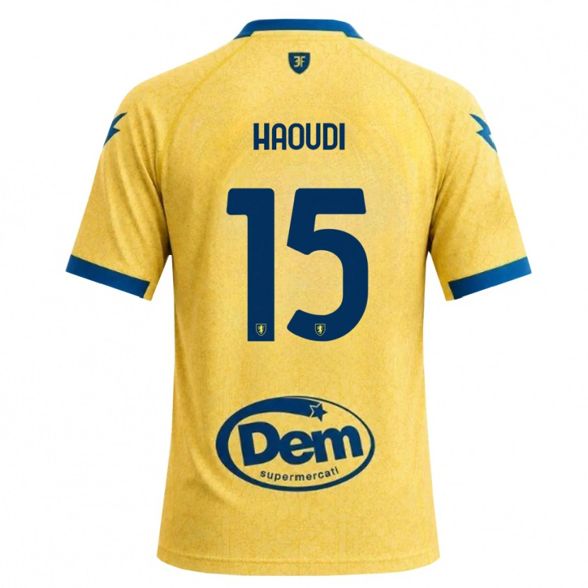 Danxen Dzieci Hamza Haoudi #15 Chabrowy Czarny Niebieski Domowa Koszulka 2026/27 Koszulki Klubowe