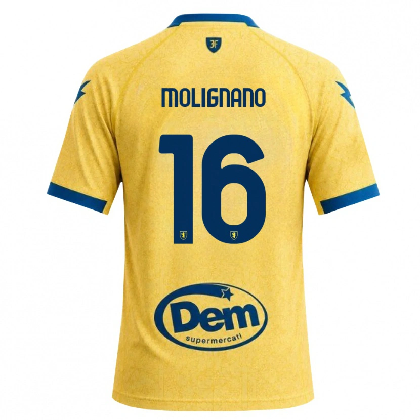 Danxen Dzieci Gaetano Molignano #16 Chabrowy Czarny Niebieski Domowa Koszulka 2026/27 Koszulki Klubowe
