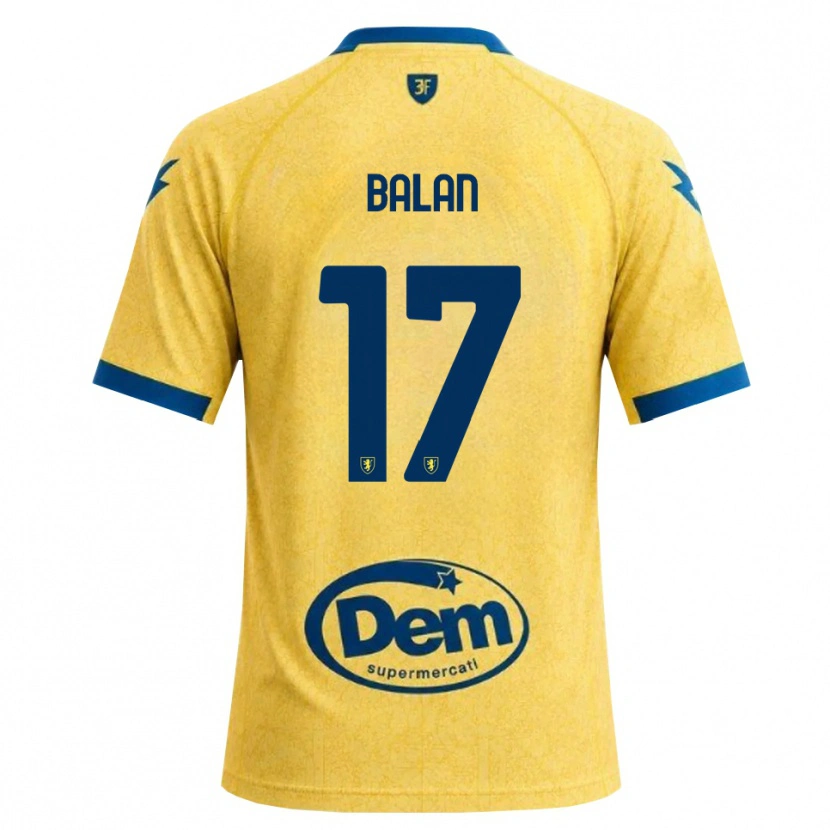 Danxen Dzieci Raul Balan #17 Chabrowy Czarny Niebieski Domowa Koszulka 2026/27 Koszulki Klubowe