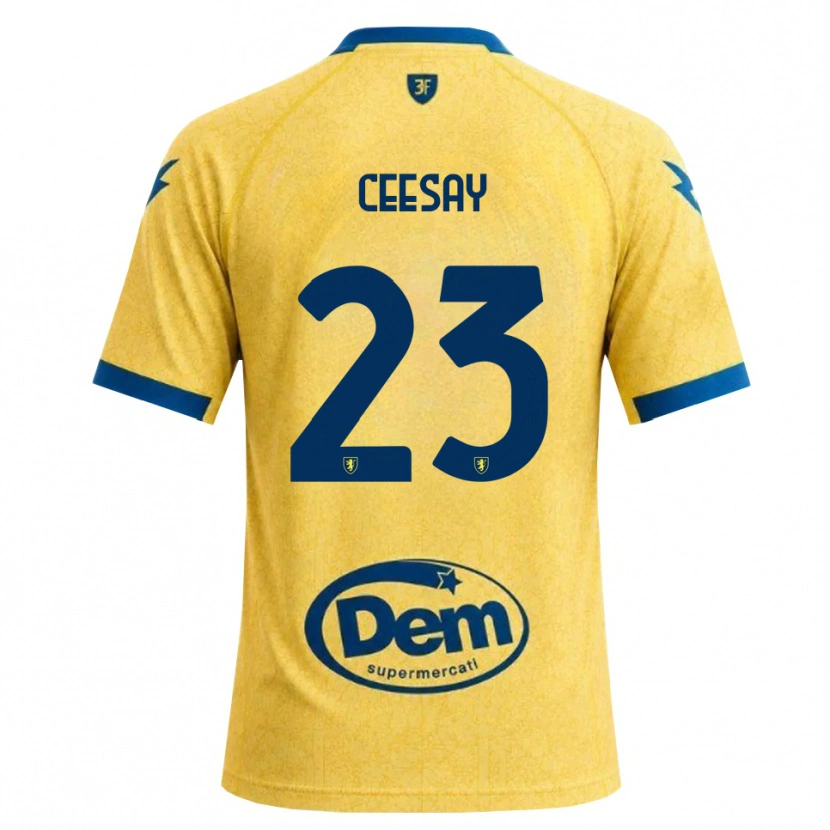 Danxen Dzieci Abubacar Ceesay #23 Chabrowy Czarny Niebieski Domowa Koszulka 2026/27 Koszulki Klubowe