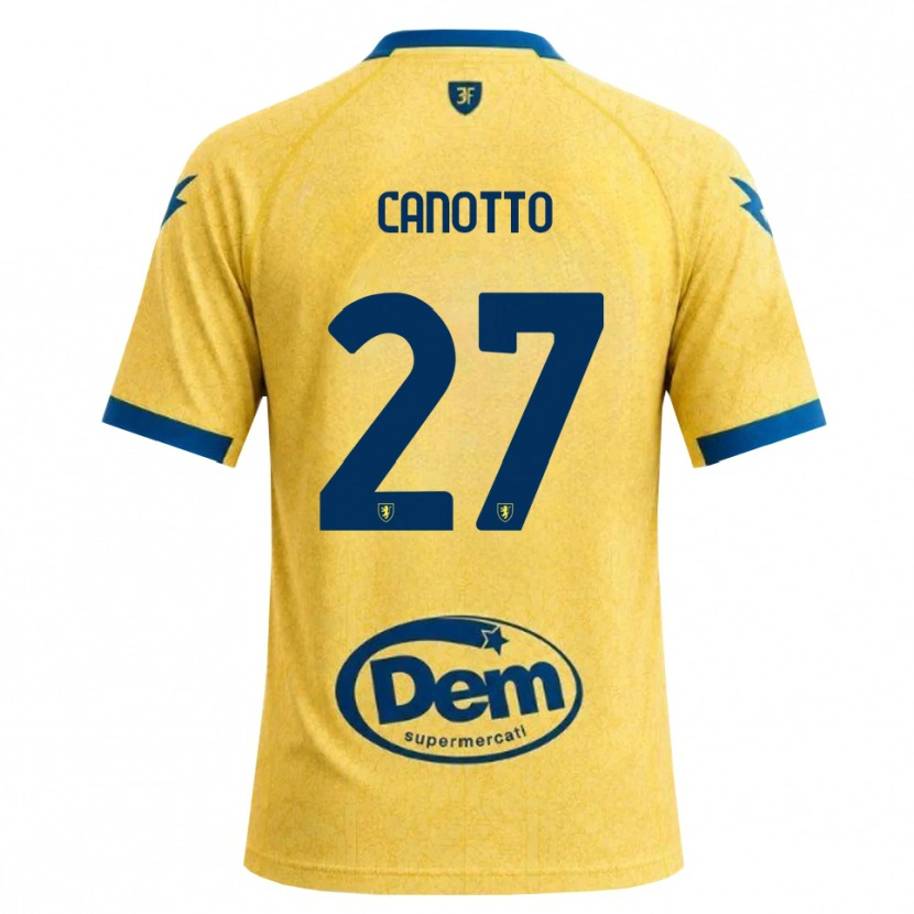 Danxen Dzieci Luigi Canotto #27 Chabrowy Czarny Niebieski Domowa Koszulka 2026/27 Koszulki Klubowe