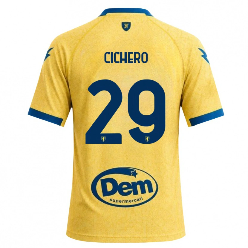 Danxen Dzieci Alejandro Cichero #29 Chabrowy Czarny Niebieski Domowa Koszulka 2026/27 Koszulki Klubowe