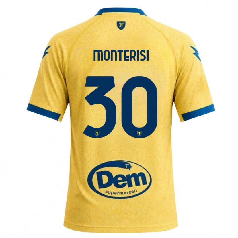 Danxen Dzieci Ilario Monterisi #30 Chabrowy Czarny Niebieski Domowa Koszulka 2026/27 Koszulki Klubowe