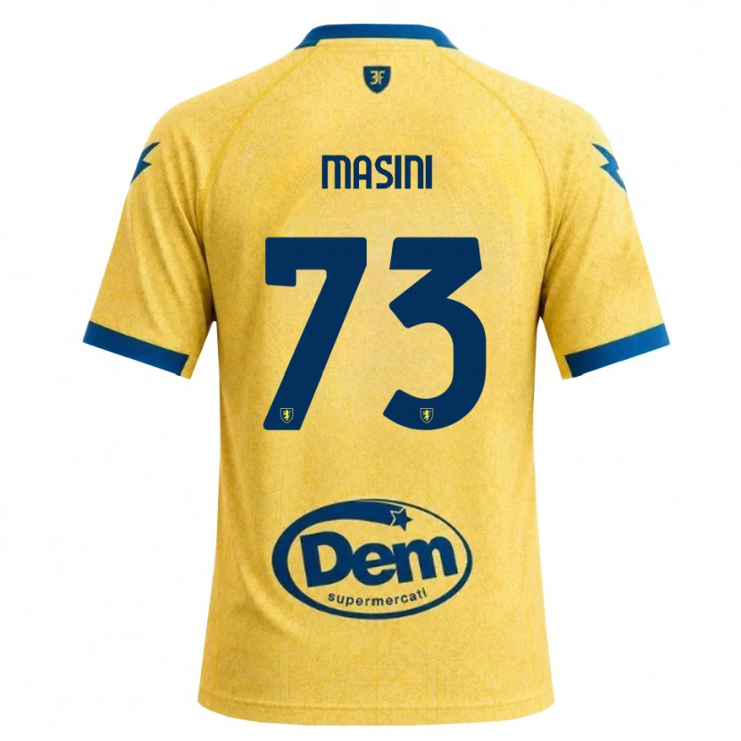 Danxen Dzieci Patrizio Masini #73 Chabrowy Czarny Niebieski Domowa Koszulka 2026/27 Koszulki Klubowe