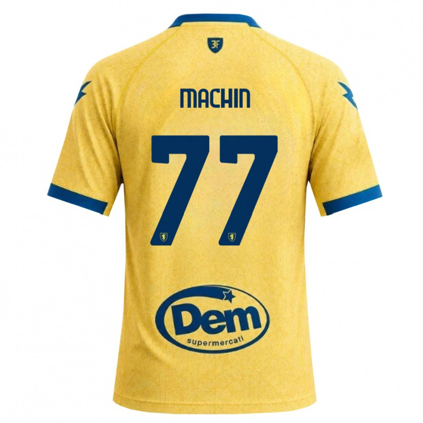 Danxen Dzieci José Machín #77 Chabrowy Czarny Niebieski Domowa Koszulka 2026/27 Koszulki Klubowe