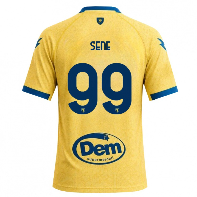 Danxen Dzieci Fallou Sene #99 Chabrowy Czarny Niebieski Domowa Koszulka 2026/27 Koszulki Klubowe