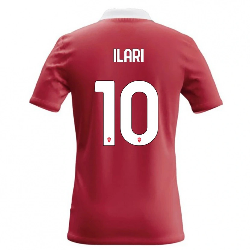 Danxen Dzieci Mario Ilari #10 Czerwony Biały Domowa Koszulka 2026/27 Koszulki Klubowe