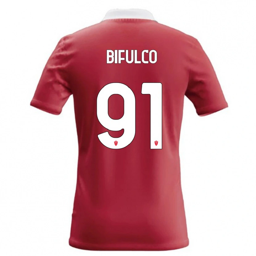 Danxen Dzieci Davide Bifulco #91 Czerwony Biały Domowa Koszulka 2026/27 Koszulki Klubowe