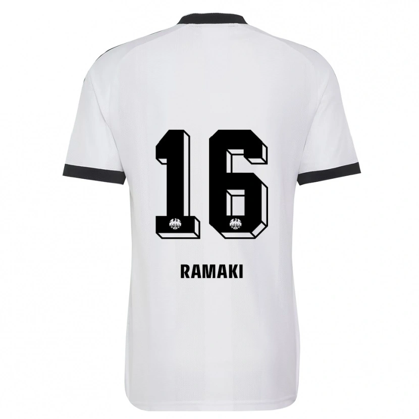 Danxen Dzieci Davyd Ramaki #16 Czarny Biały Wyjazdowa Koszulka 2026/27 Koszulki Klubowe