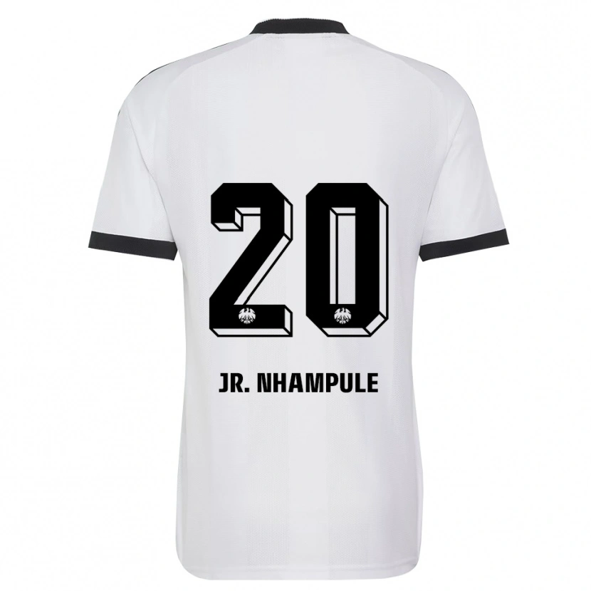 Danxen Dzieci Junior Nhampule #20 Czarny Biały Wyjazdowa Koszulka 2026/27 Koszulki Klubowe