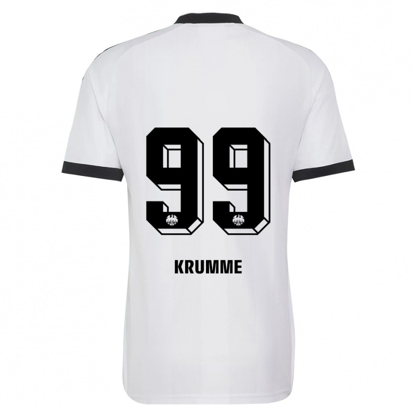 Danxen Dzieci Janne Krumme #99 Czarny Biały Wyjazdowa Koszulka 2026/27 Koszulki Klubowe