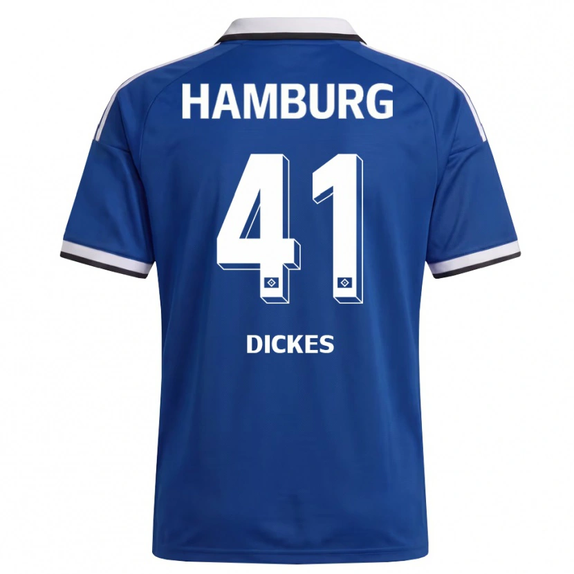 Danxen Dzieci Fernando Dickes #41 Biały Niebieski Wyjazdowa Koszulka 2026/27 Koszulki Klubowe