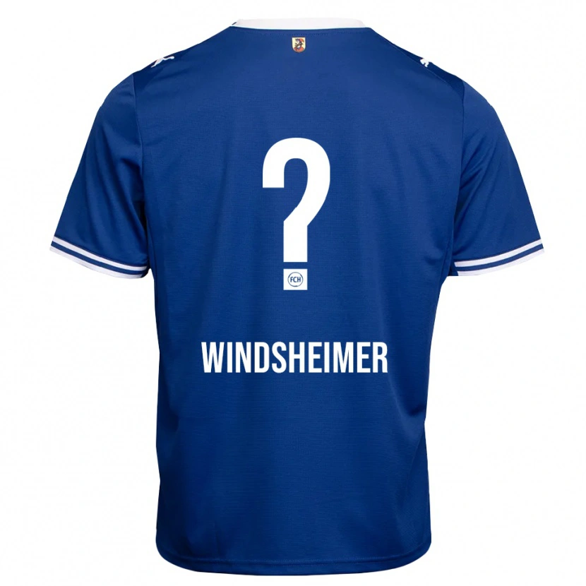 Danxen Dzieci Tim Windsheimer #0 Królewski Niebieski Biały Wyjazdowa Koszulka 2026/27 Koszulki Klubowe