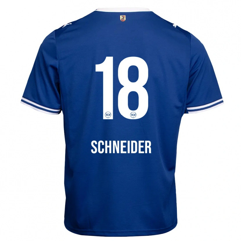 Danxen Dzieci Noah Schneider #18 Królewski Niebieski Biały Wyjazdowa Koszulka 2026/27 Koszulki Klubowe