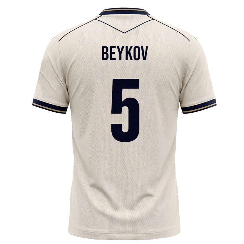 Danxen Dzieci Viktor Beykov #5 Białawy Niebieski Atramentowy Wyjazdowa Koszulka 2026/27 Koszulki Klubowe