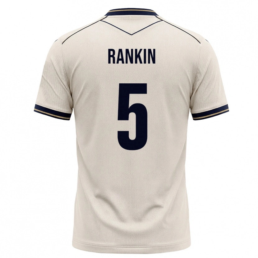 Danxen Dzieci Jamilla Rankin #5 Białawy Niebieski Atramentowy Wyjazdowa Koszulka 2026/27 Koszulki Klubowe