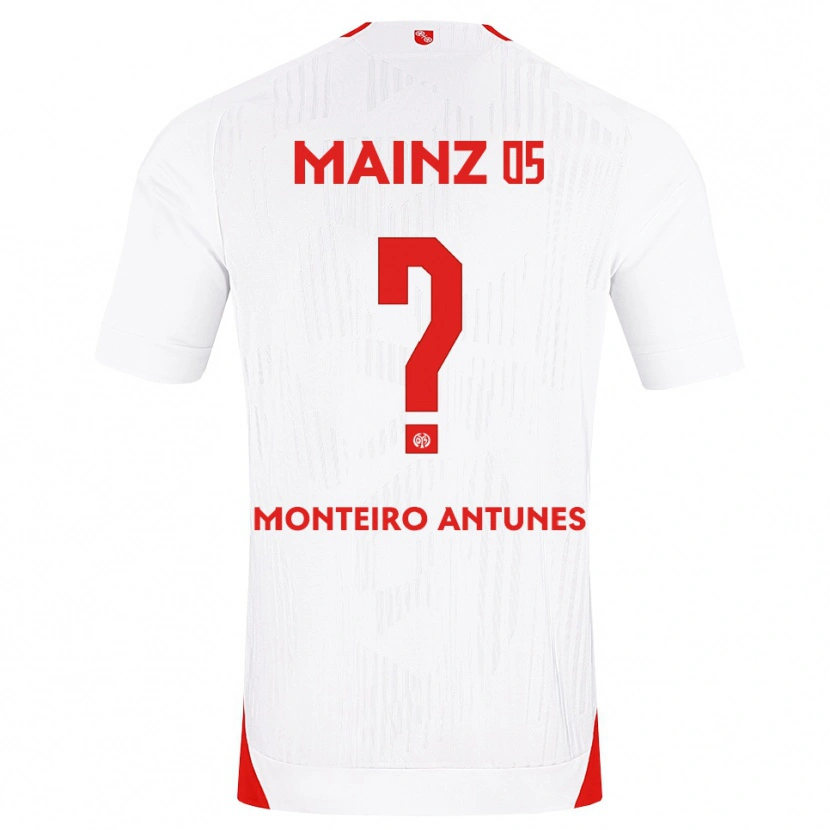 Danxen Dzieci Rafael Monteiro Antunes #0 Biały Czerwony Żółty Wyjazdowa Koszulka 2026/27 Koszulki Klubowe