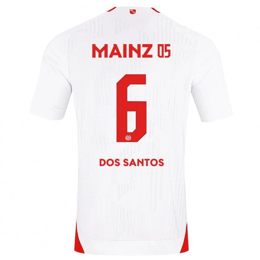 Danxen Dzieci Alexandre Tavares Dos Santos #6 Biały Czerwony Żółty Wyjazdowa Koszulka 2026/27 Koszulki Klubowe