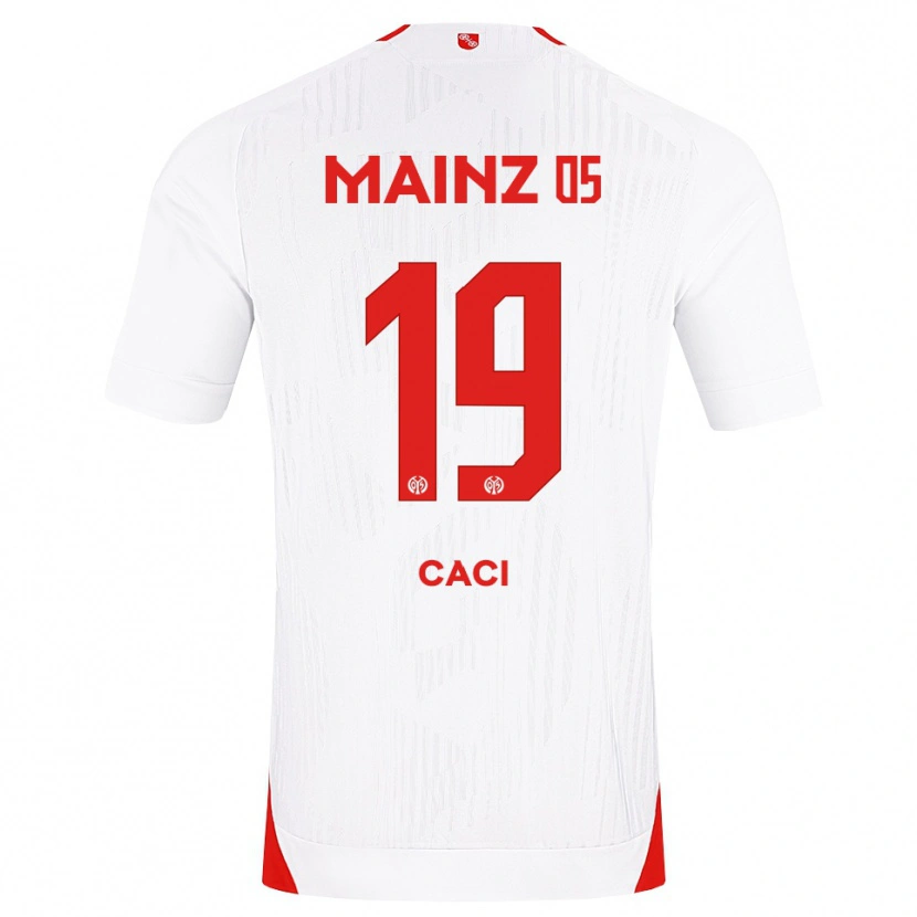 Danxen Dzieci Anthony Caci #19 Biały Czerwony Żółty Wyjazdowa Koszulka 2026/27 Koszulki Klubowe