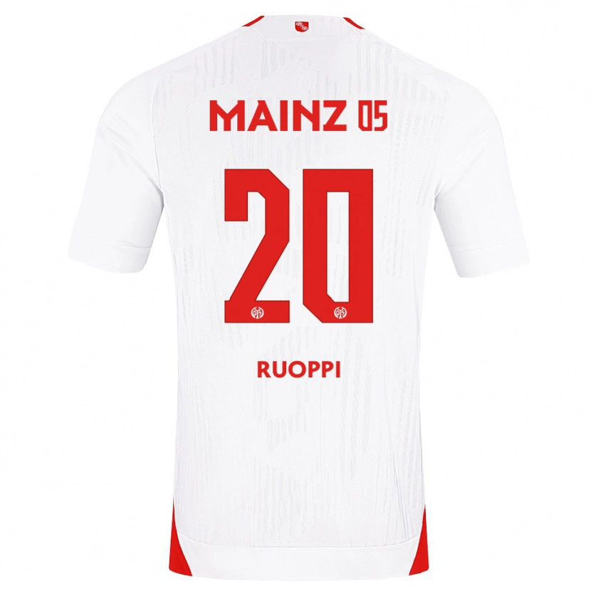 Danxen Dzieci Otto Ruoppi #20 Biały Czerwony Żółty Wyjazdowa Koszulka 2026/27 Koszulki Klubowe