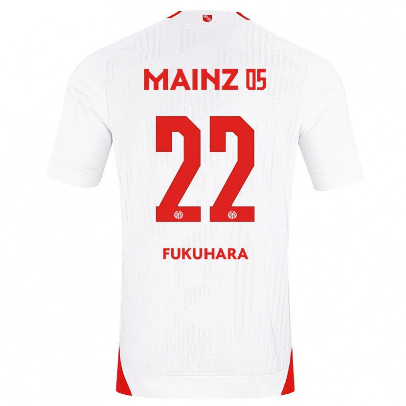 Danxen Dzieci Yuuka Fukuhara #22 Biały Czerwony Żółty Wyjazdowa Koszulka 2026/27 Koszulki Klubowe