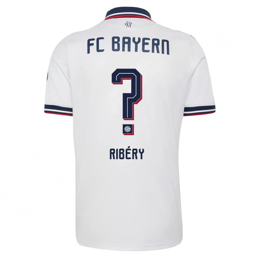 Danxen Dzieci Seif Ribéry #0 Biały Szary Czerwony Wyjazdowa Koszulka 2026/27 Koszulki Klubowe