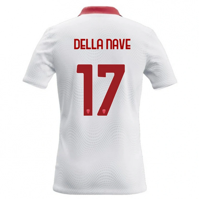 Danxen Dzieci Alex Ortolani Della Nave #17 Biały Czerwony Wyjazdowa Koszulka 2026/27 Koszulki Klubowe