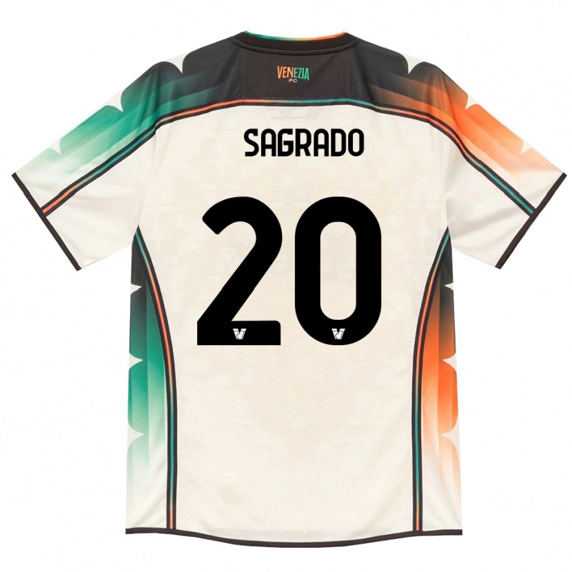 Danxen Dzieci Richie Sagrado #20 Oldlace Pomarańczowy Zielony Wyjazdowa Koszulka 2026/27 Koszulki Klubowe