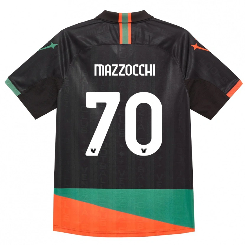 Danxen Męski Pasquale Mazzocchi #70 Czarny Pomarańczowy Zielony Domowa Koszulka 2026/27 Koszulki Klubowe
