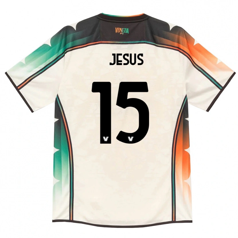 Danxen Męski Juan Jesus #15 Oldlace Pomarańczowy Zielony Wyjazdowa Koszulka 2026/27 Koszulki Klubowe