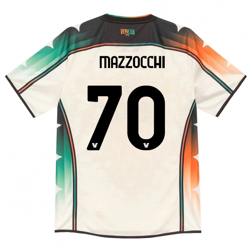 Danxen Męski Pasquale Mazzocchi #70 Oldlace Pomarańczowy Zielony Wyjazdowa Koszulka 2026/27 Koszulki Klubowe