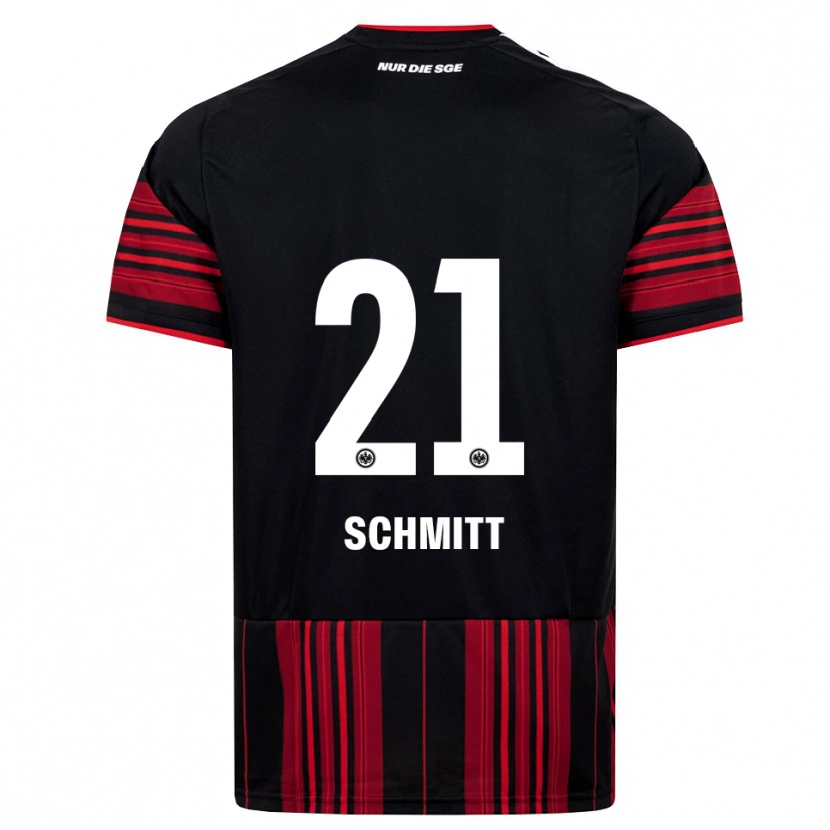 Danxen Męski Joshua Schmitt #21 Czarny Czerwony Biały Domowa Koszulka 2026/27 Koszulki Klubowe