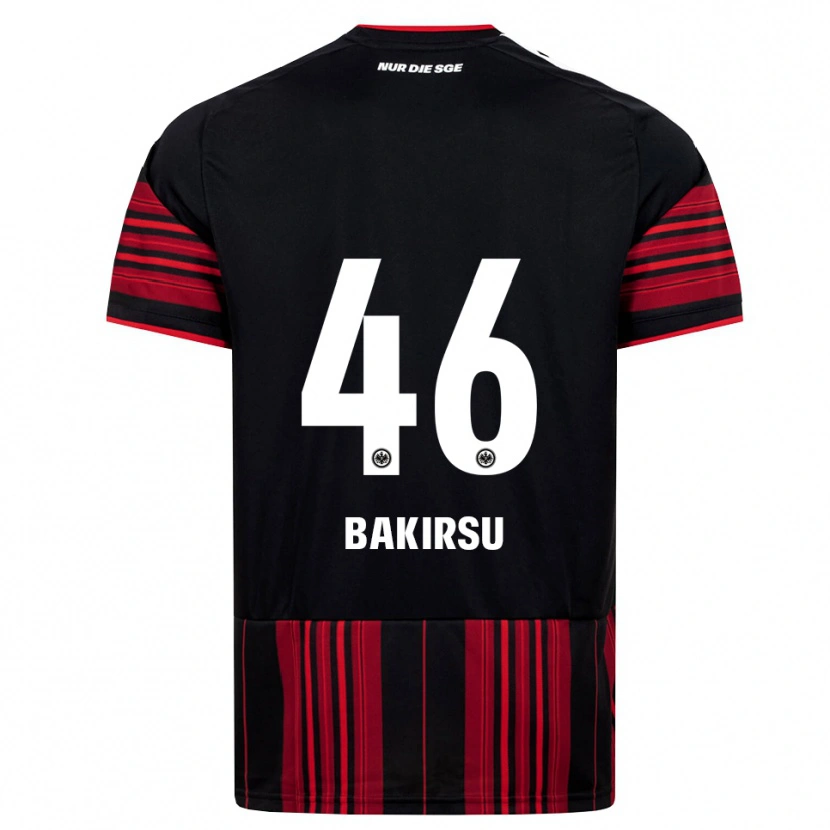 Danxen Męski Hüseyin Bakirsu #46 Czarny Czerwony Biały Domowa Koszulka 2026/27 Koszulki Klubowe