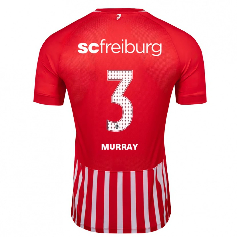 Danxen Męski Drew Murray #3 Czerwony Biały Czarny Domowa Koszulka 2026/27 Koszulki Klubowe
