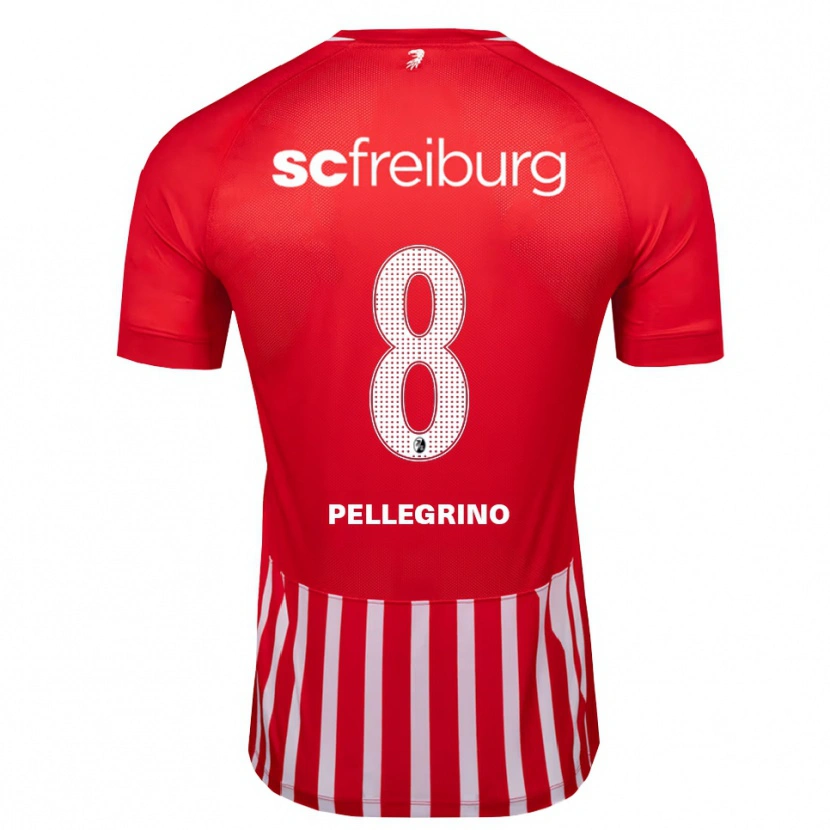 Danxen Męski Gabriel Pellegrino #8 Czerwony Biały Czarny Domowa Koszulka 2026/27 Koszulki Klubowe
