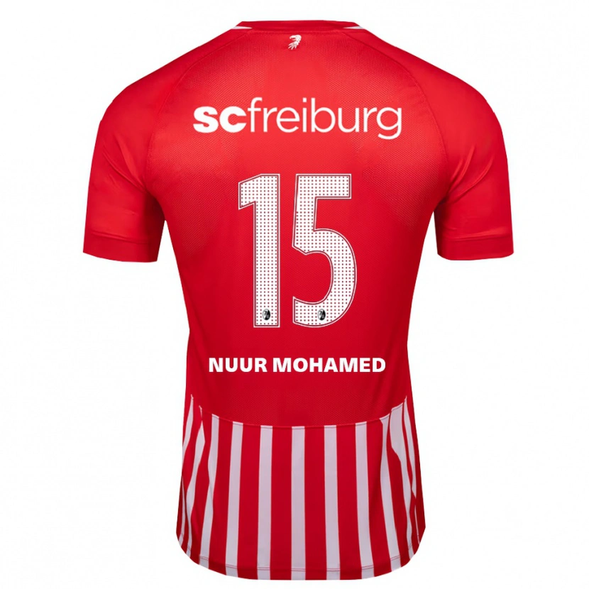 Danxen Męski Billal Mohamed #15 Czerwony Biały Czarny Domowa Koszulka 2026/27 Koszulki Klubowe