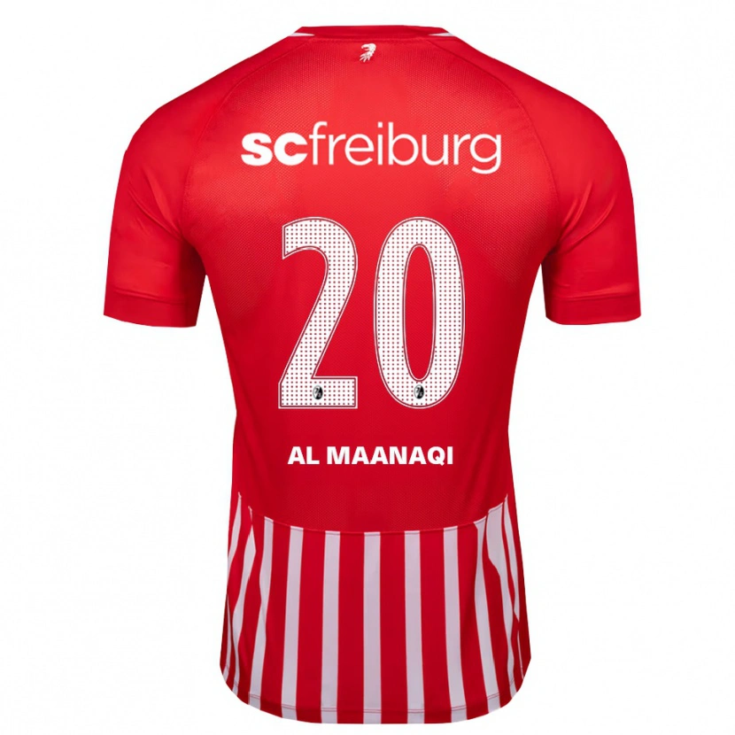 Danxen Męski Jawad Al Maanaqi #20 Czerwony Biały Czarny Domowa Koszulka 2026/27 Koszulki Klubowe