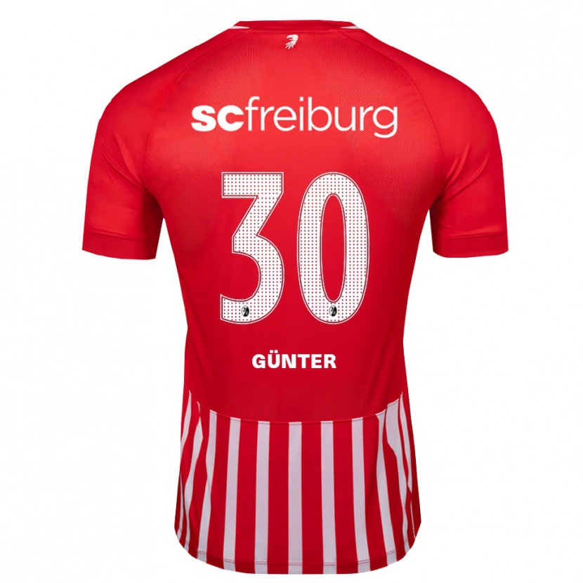 Danxen Męski Christian Günter #30 Czerwony Biały Czarny Domowa Koszulka 2026/27 Koszulki Klubowe