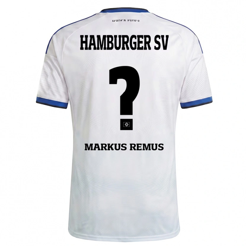 Danxen Męski Markus Remus #0 Biały Czarny Niebieski Domowa Koszulka 2026/27 Koszulki Klubowe