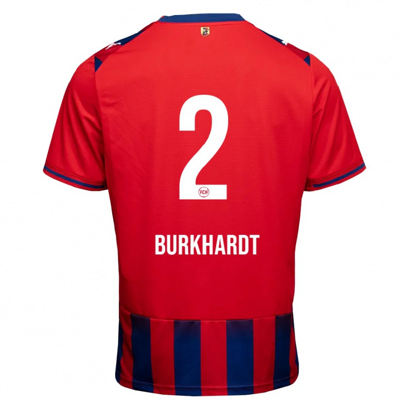 Danxen Męski Hannes Burkhardt #2 Królewski Niebieski Biały Czerwony Domowa Koszulka 2026/27 Koszulki Klubowe