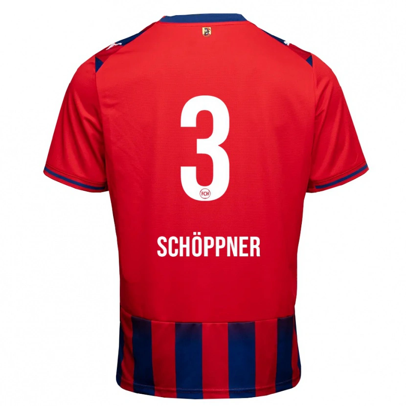 Danxen Męski Jan Schöppner #3 Królewski Niebieski Biały Czerwony Domowa Koszulka 2026/27 Koszulki Klubowe