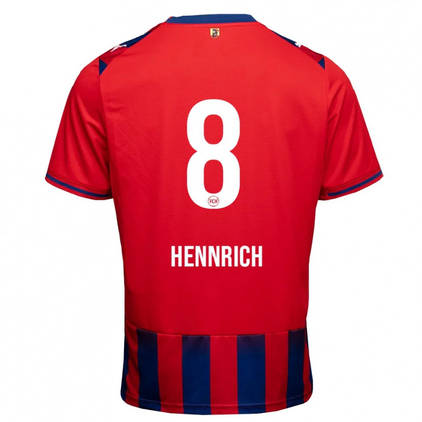 Danxen Męski Paul Hennrich #8 Królewski Niebieski Biały Czerwony Domowa Koszulka 2026/27 Koszulki Klubowe