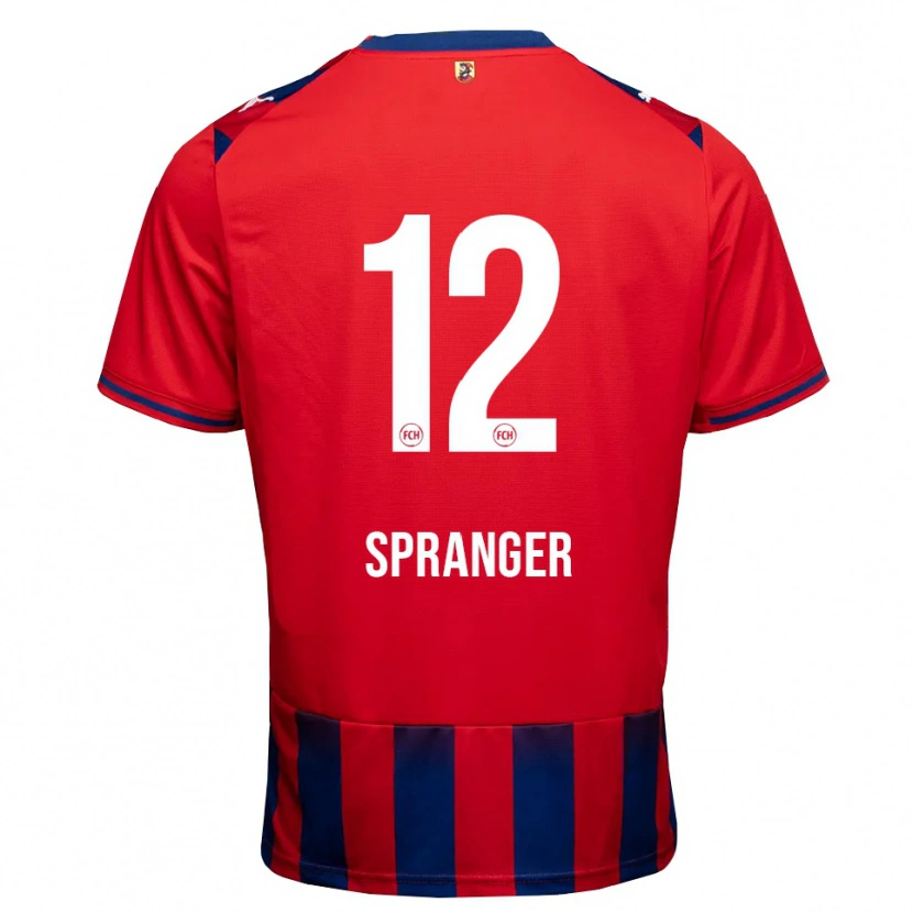 Danxen Męski Luke Spranger #12 Królewski Niebieski Biały Czerwony Domowa Koszulka 2026/27 Koszulki Klubowe