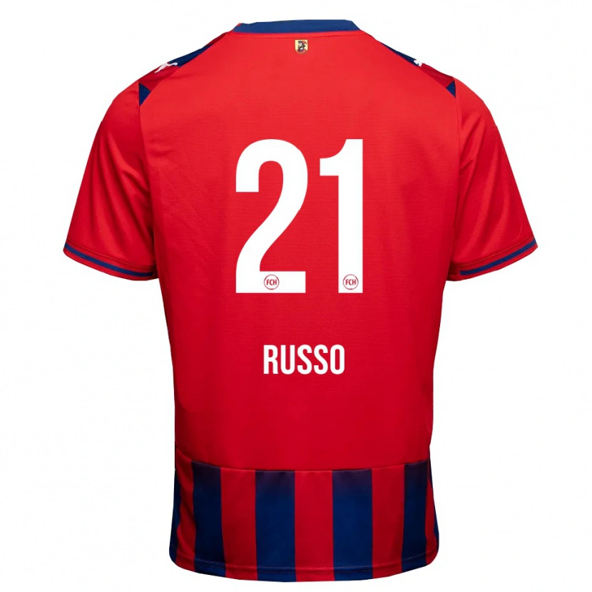 Danxen Męski Gianluca Russo #21 Królewski Niebieski Biały Czerwony Domowa Koszulka 2026/27 Koszulki Klubowe