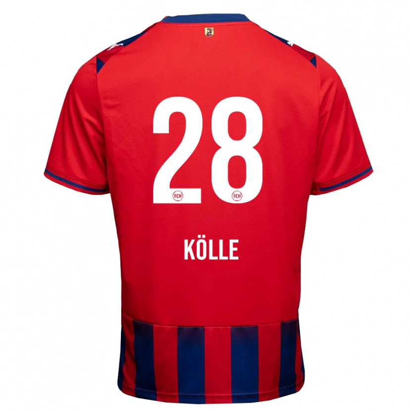Danxen Męski Adam Kölle #28 Królewski Niebieski Biały Czerwony Domowa Koszulka 2026/27 Koszulki Klubowe
